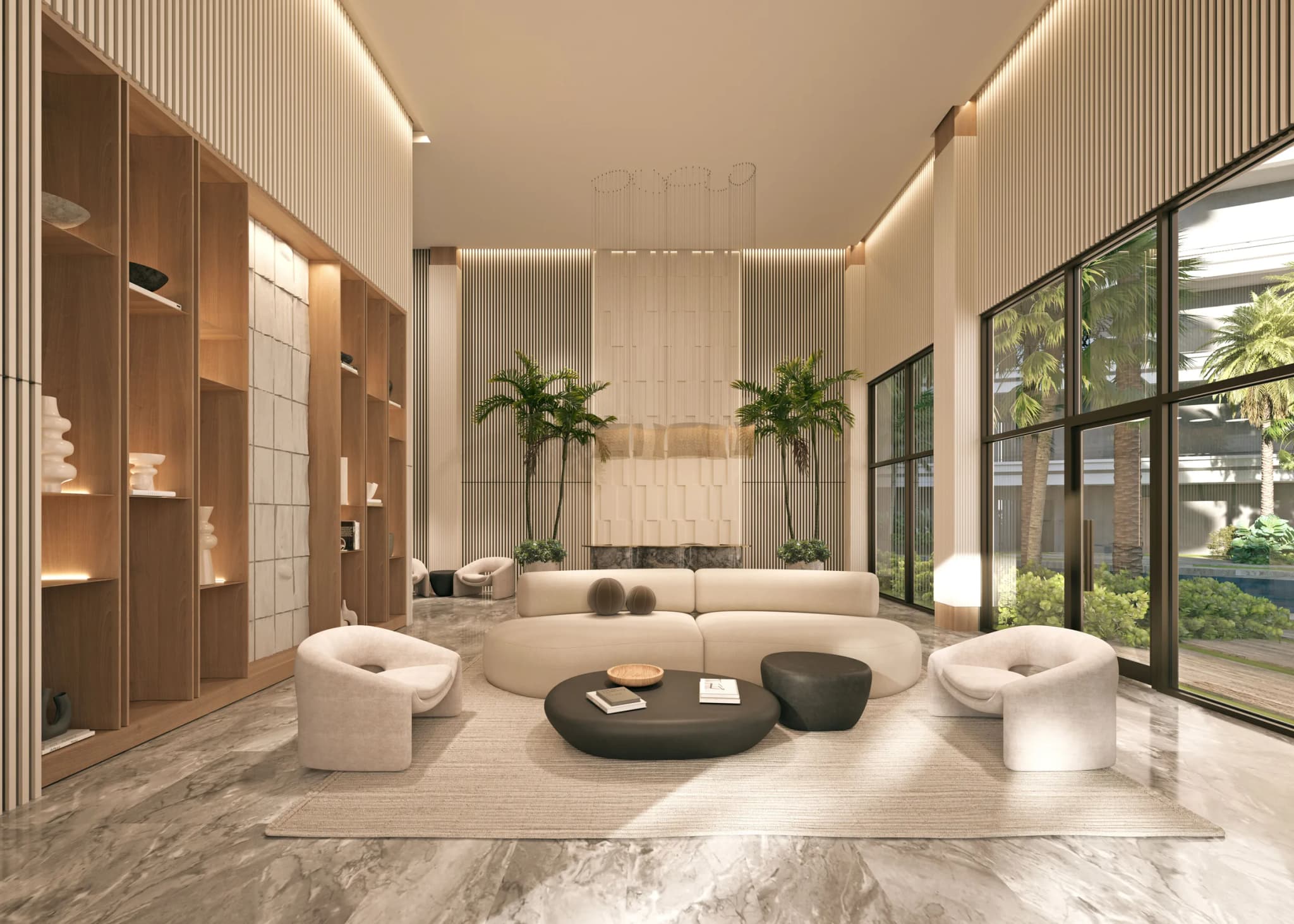 Lobby of the shared areas