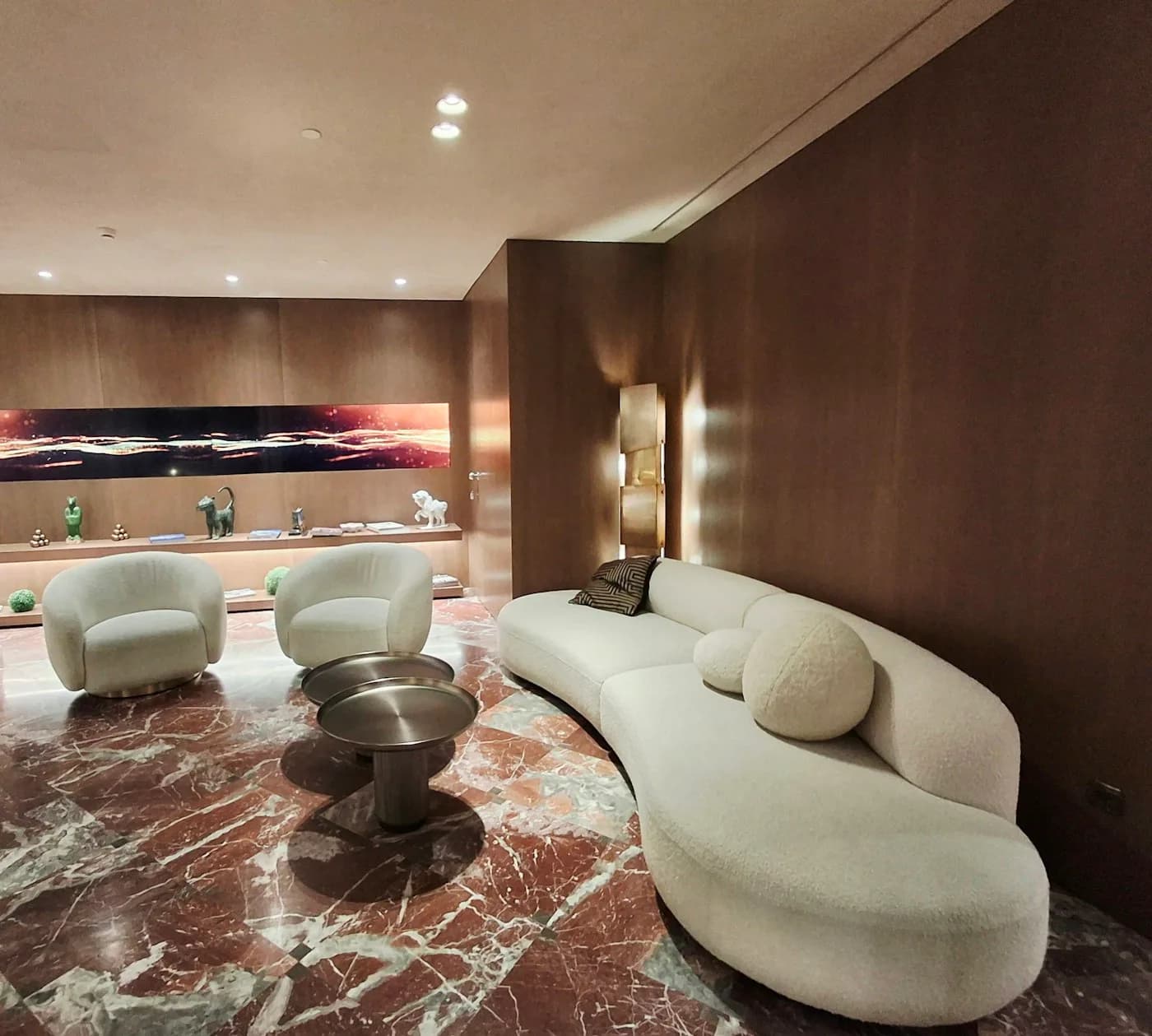 Contemporary hotel reception