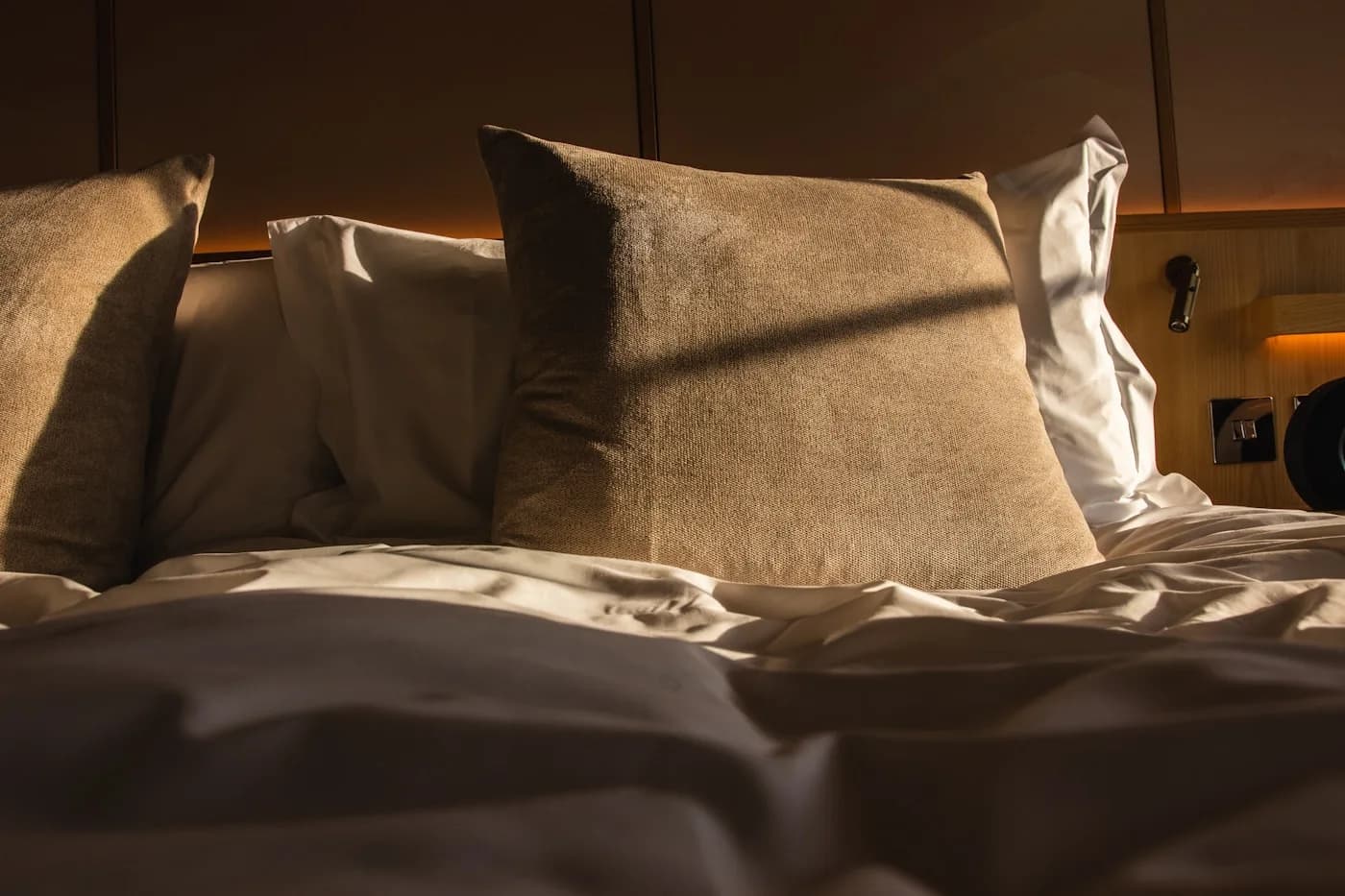 Prepared suite in morning light